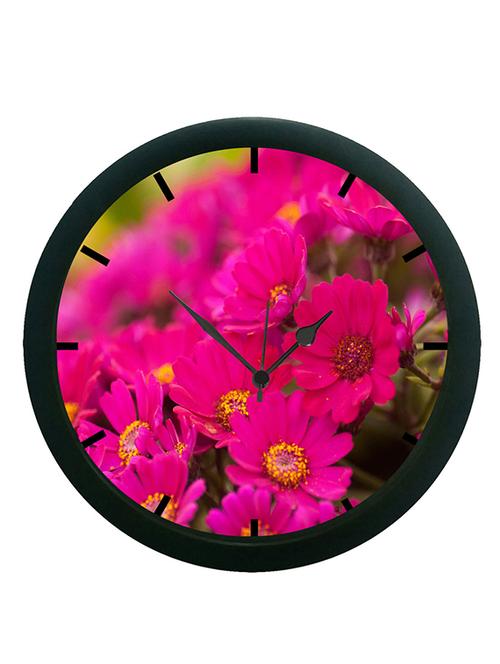 mesleep floral wall clock (with glass) - 12862380 - Very Small Image - 1