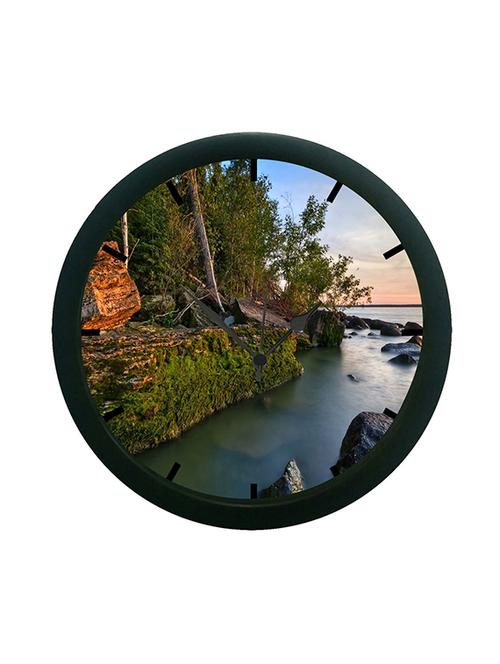 mesleep nature wall clock (with glass) - 12862444 - Very Small Image - 1