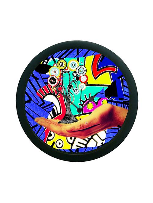 mesleep abstract wall clock (with glass) - 12862679 - Very Small Image - 1