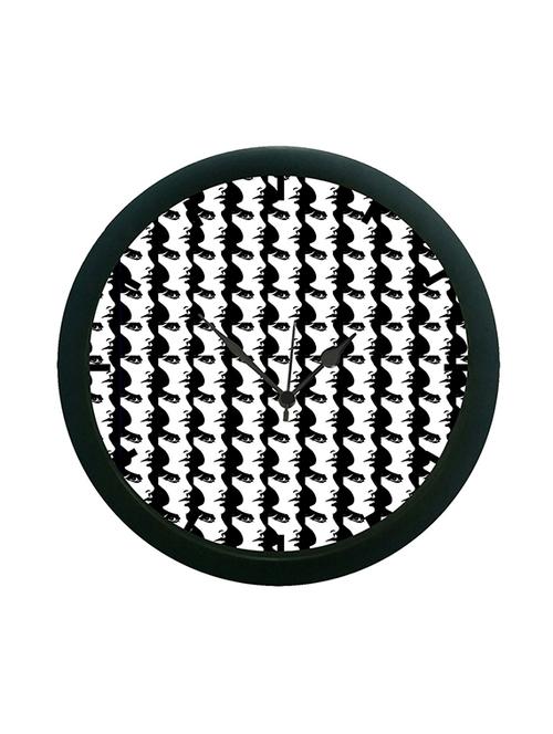 mesleep abstract face wall clock (with glass) - 12863434 - Very Small Image - 1