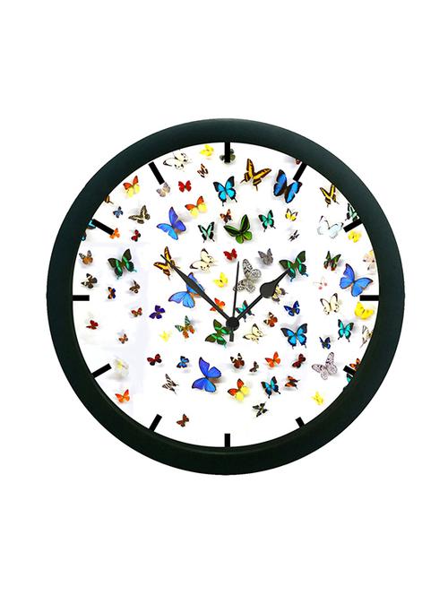 mesleep butterfly wall clock (with glass) - 12863706 - Very Small Image - 1