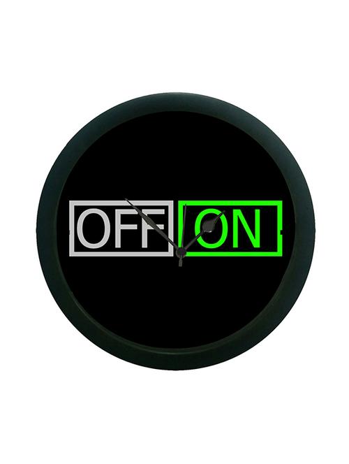 mesleep off on wall clock (with glass) - 12863732 - Very Small Image - 1
