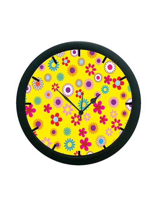 mesleep floral wall clock (with glass) - 12863738 - Very Small Image - 1