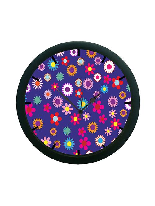 mesleep floral wall clock (with glass) - 12863773 - Very Small Image - 1
