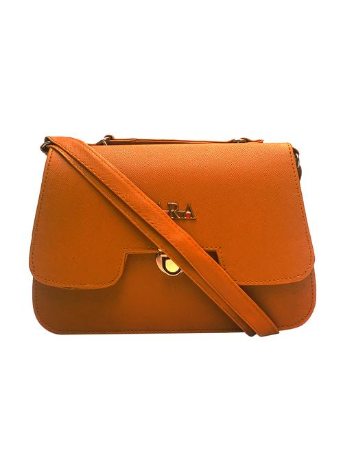 orange leatherette sling bag - 12865912 - Very Small Image - 1