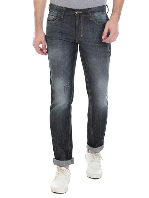 blue cotton regular jean - 12866662 - Very Small Image - 1