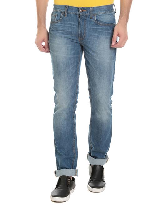 light blue cotton regular jean - 12866669 - Very Small Image - 1