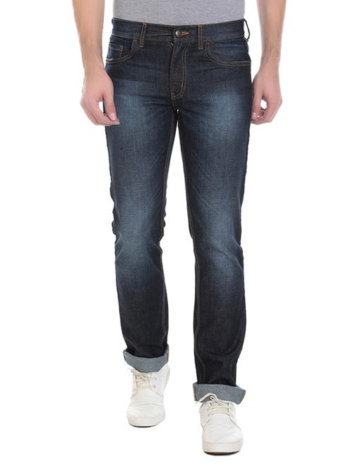blue cotton regular jean - 12866670 - Very Small Image - 1