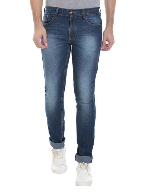 blue cotton regular jean - 12866681 - Very Small Image - 1