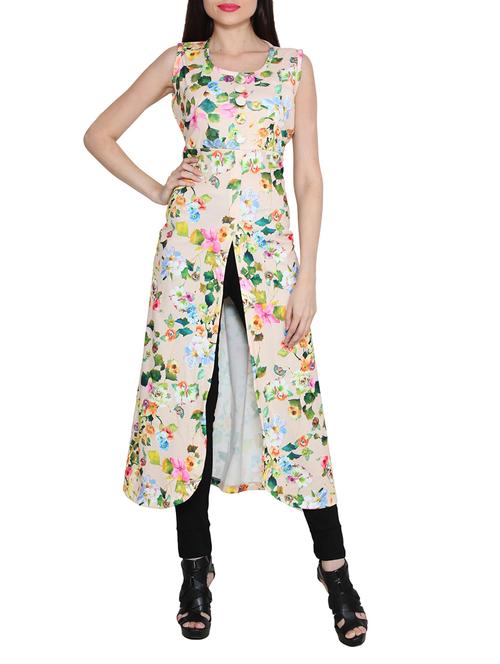 multi colored polyester wrap tunic - 12866691 - Very Small Image - 1