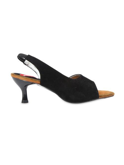 black leatherette sandals - 1287661 - Very Small Image - 1