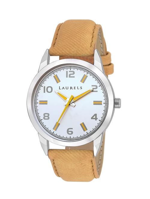 laurels denim ii analog white dail men watch ( lo-dnm-ii-010807 ) - 12877962 - Very Small Image - 1