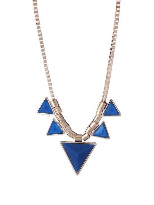 blue metal choker necklace - 12877983 - Very Small Image - 1