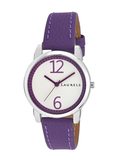 laurels february purple dail analog women's watch (lo-feb-414) - 12878573 - Very Small Image - 1