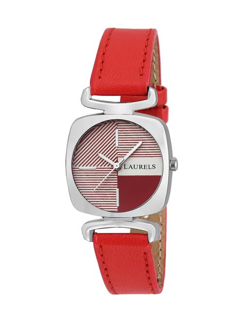 laurels oval ii analog red dail women's watch ( lo-ovl-ii-101007 ) - 12878575 - Very Small Image - 1