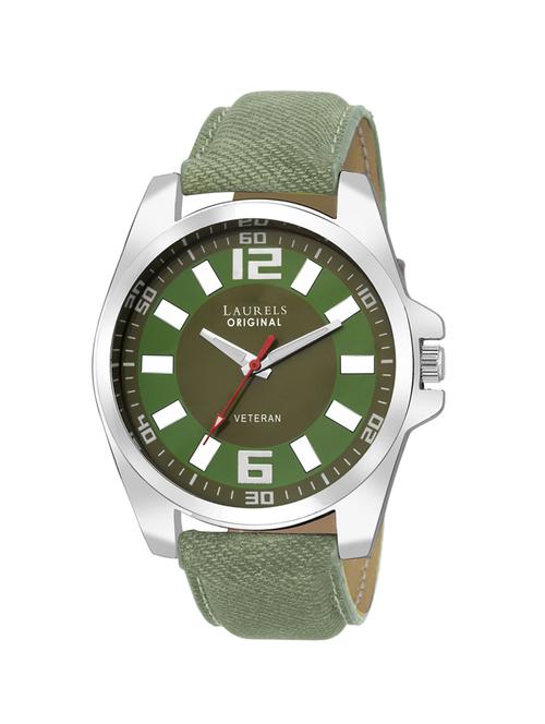 laurels gatsby 2 analog green dial men's watch - lo-gt-204 - 12878674 - Very Small Image - 1