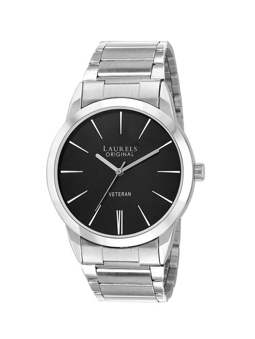 laurels polo 1 analog black dial men's watch - lo-polo-102 - 12878682 - Very Small Image - 1