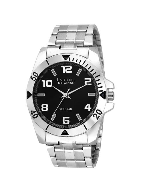laurels polo 5 analog black dial men's watch - lo-polo-502 - 12878684 - Very Small Image - 1