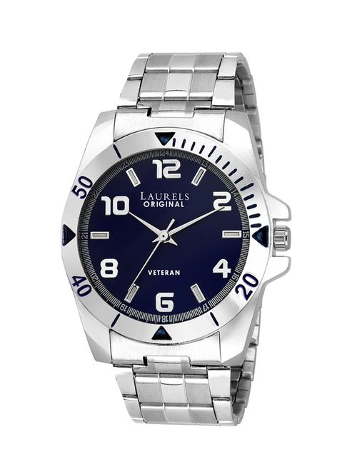 laurels polo 5 analog blue dial men's watch - lo-polo-504 - 12878686 - Very Small Image - 1