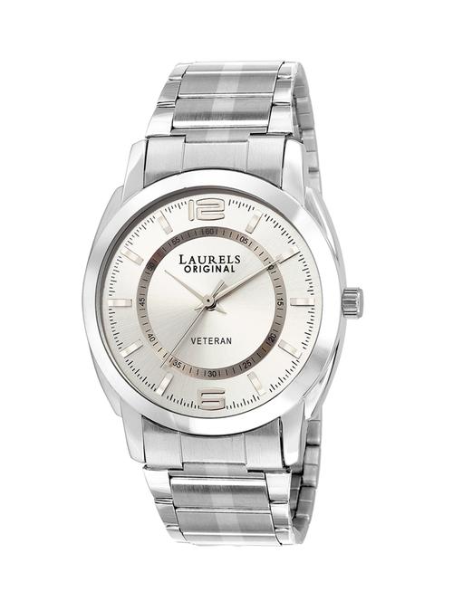 laurels polo 8 analog silver dial men's watch - lo-polo-803 - 12878691 - Very Small Image - 1