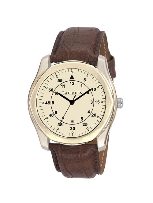laurels gatsby 1 analog ivory dial men's watch - lo-gt-101 - 12878713 - Very Small Image - 1