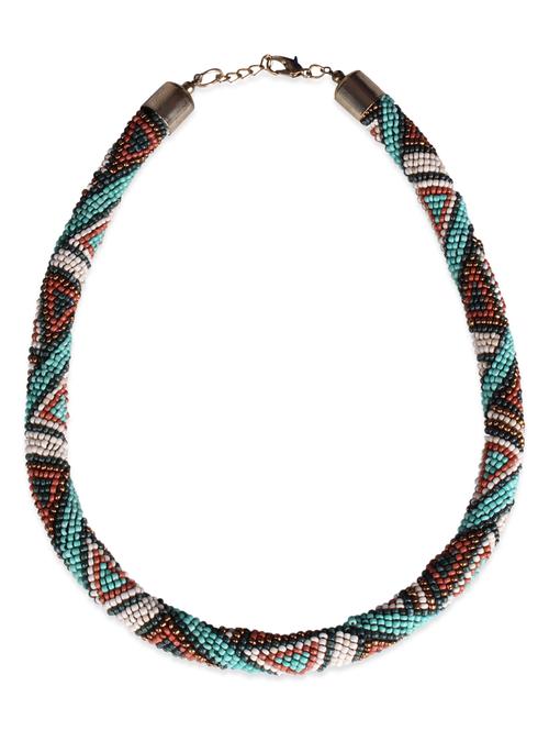 multi colored metal statement necklace - 12879945 - Very Small Image - 1