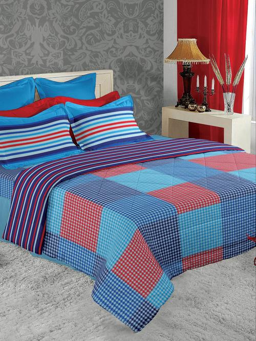 bianca king size comforter & bedsheet combo - 12881892 - Very Small Image - 1
