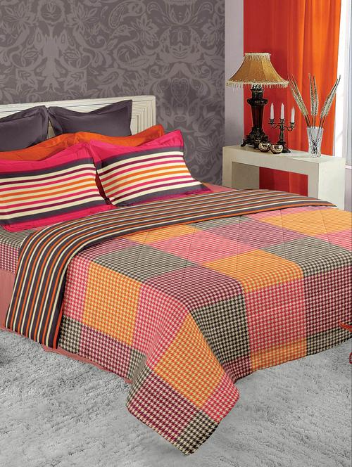 bianca king size comforter & bedsheet combo - 12881893 - Very Small Image - 1