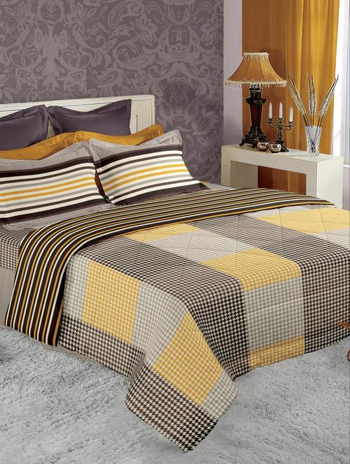 bianca king size comforter & bedsheet combo - 12881894 - Very Small Image - 1