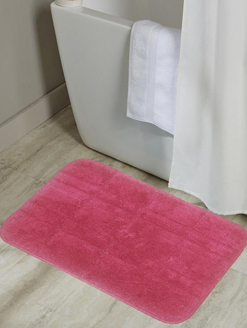bianca classic bath mat 100% cotton with rubber backing - 12882319 - Very Small Image - 1