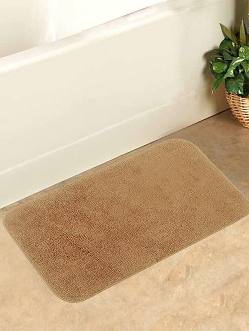 bianca 100% cotton bath mat with anti skid & rubber backing. - 12882322 - Very Small Image - 1