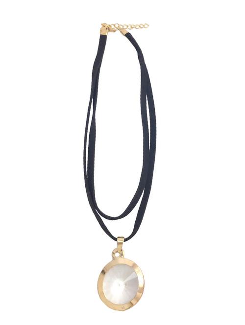 gold metal choker necklace - 12882508 - Very Small Image - 1