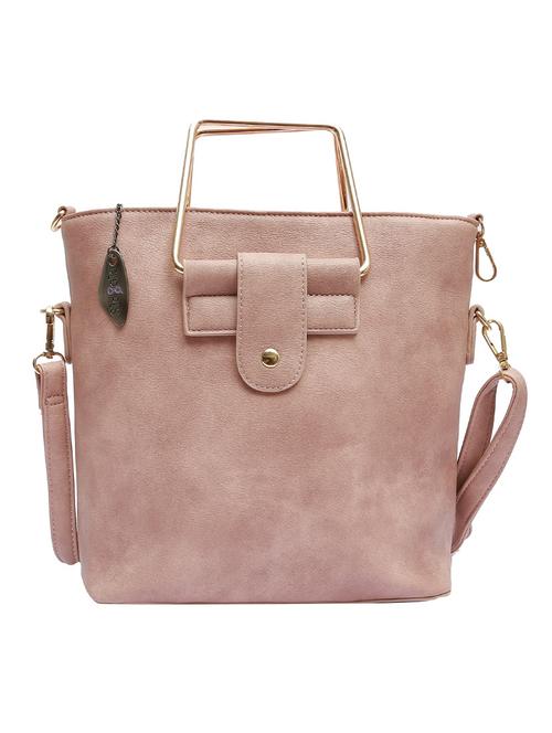 pink leatherette handbag - 12885345 - Very Small Image - 1