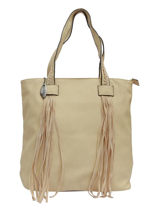 beige leatherette handbag - 12885364 - Very Small Image - 1