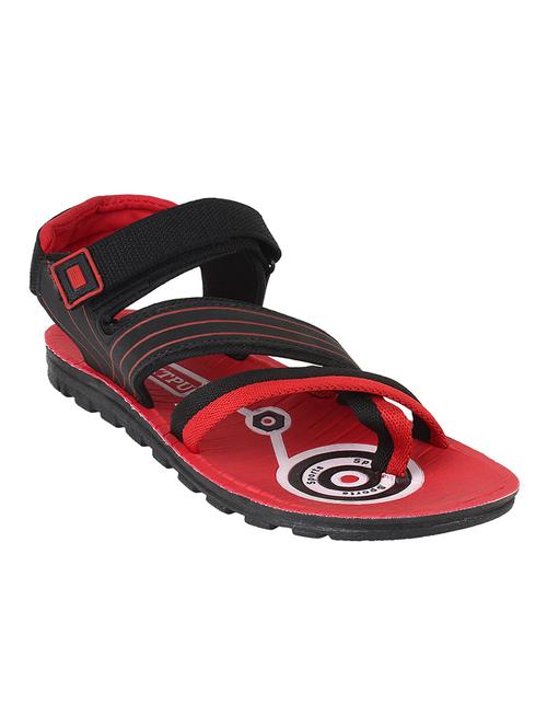 red canvas back strap floaters - 12887047 - Very Small Image - 1