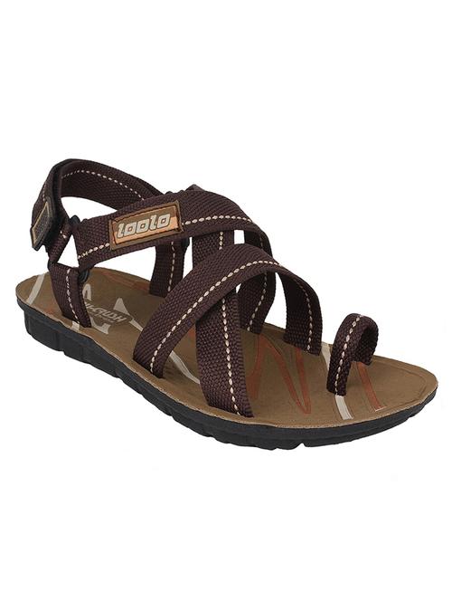 brown canvas back strap floaters - 12887068 - Very Small Image - 1