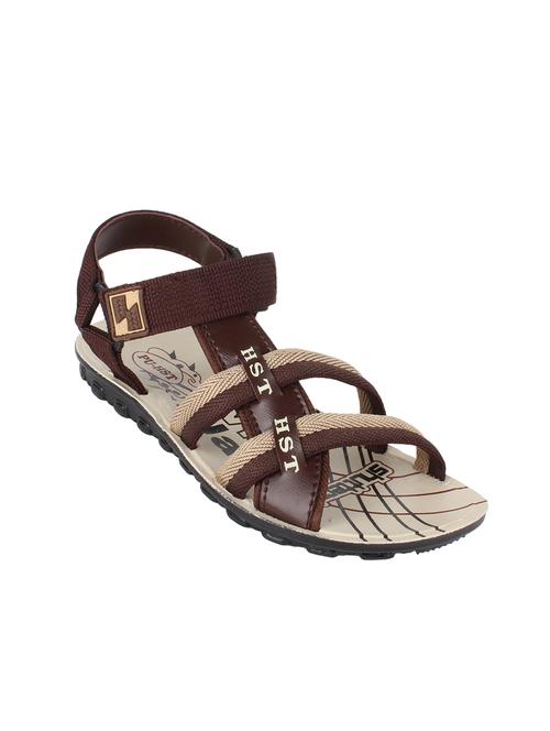 beige canvas back strap floaters - 12887079 - Very Small Image - 1