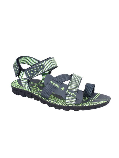 grey canvas back strap floaters - 12887126 - Very Small Image - 1