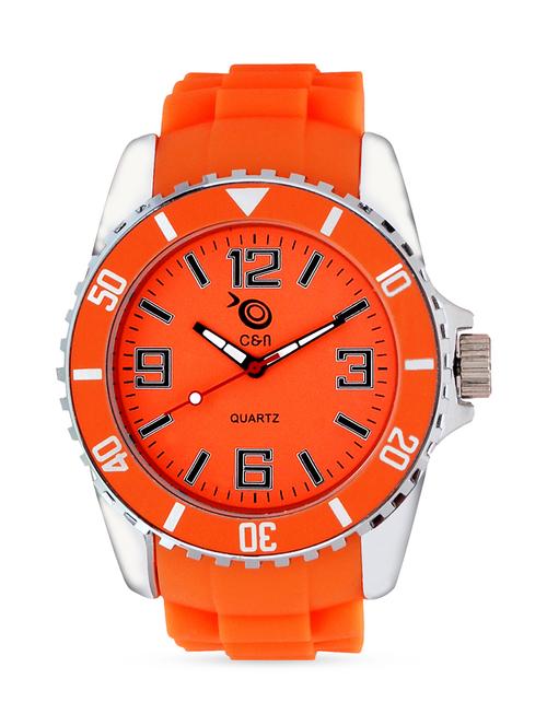 orange analog round dial watch - 1288777 - Very Small Image - 1
