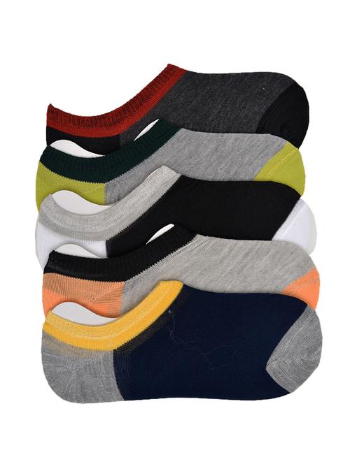 multi coloredset of 5 cotton sock - 12888112 - Very Small Image - 1