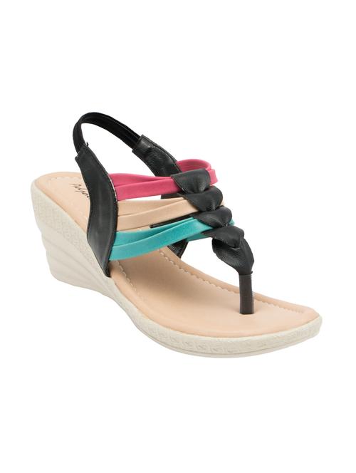 multi colored back strap wedges - 12888305 - Very Small Image - 1