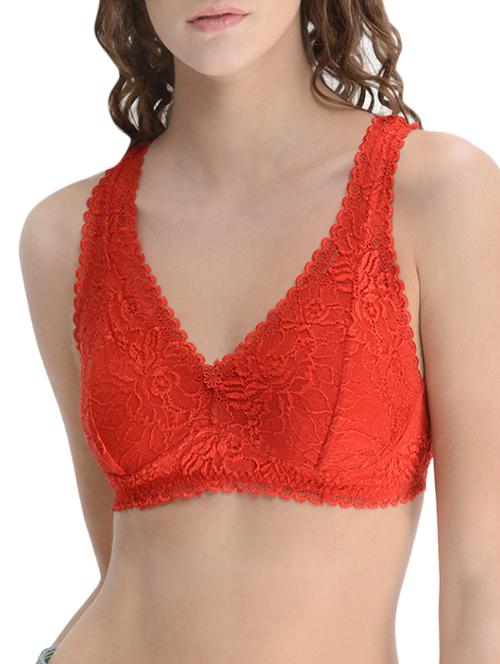 orange nylon bralette - 12888511 - Very Small Image - 1