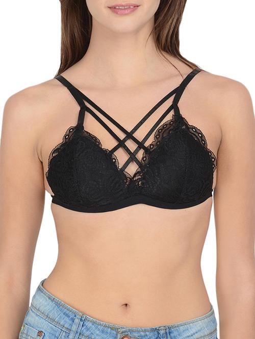 black nylon bra - 12888529 - Very Small Image - 1