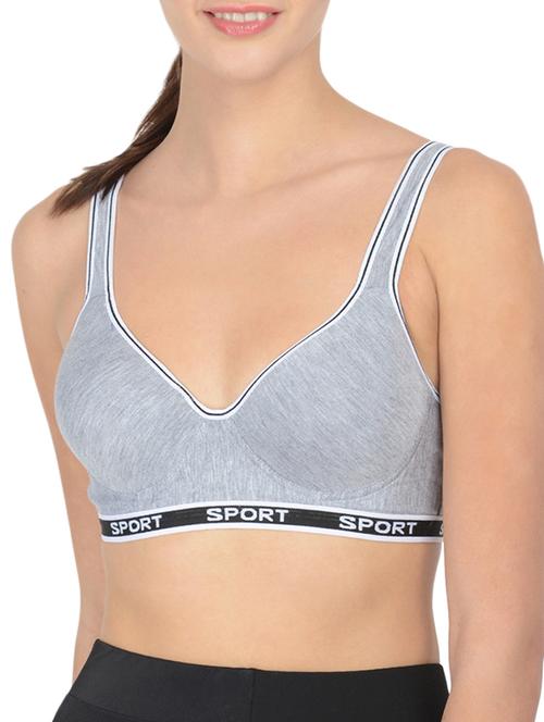 taped hem solid bra - 12888537 - Very Small Image - 1