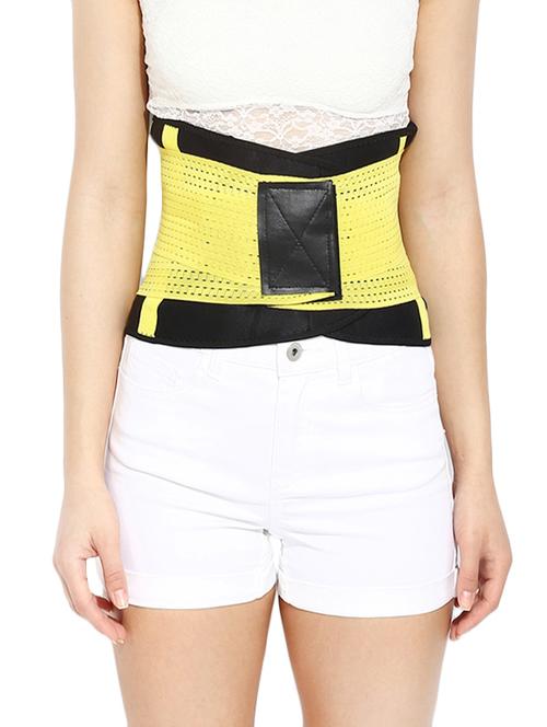 yellow nylon fat burning shapewear - 12888605 - Very Small Image - 1