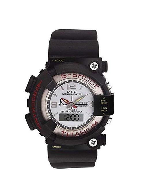 black round dail ana-digi watch - 12889653 - Very Small Image - 1