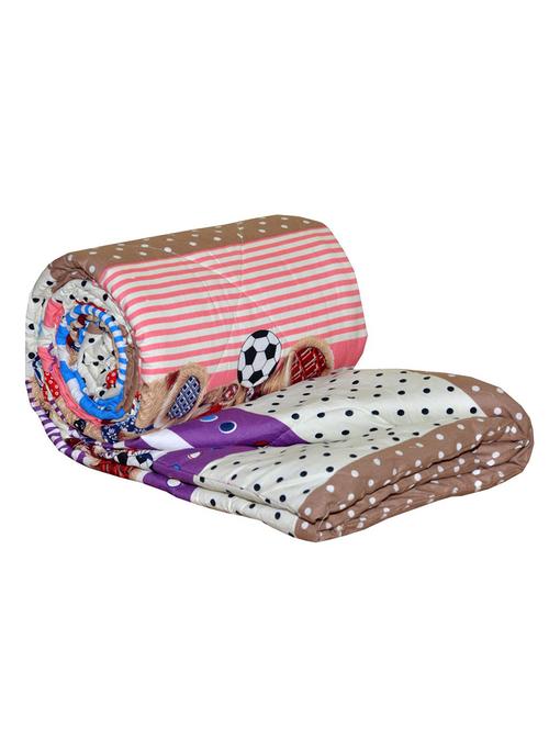 kariba 100% cotton grey cartoons single comforter. - 12894542 - Very Small Image - 1