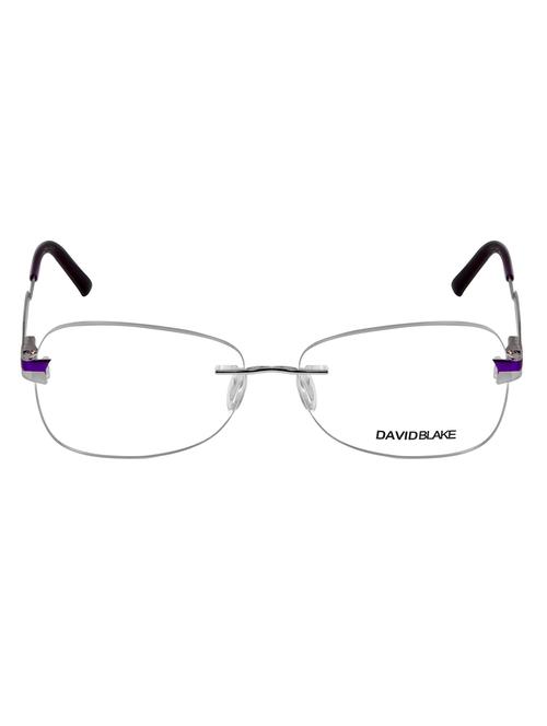 david blake silver cat eye rimless eyeframe - 12898373 - Very Small Image - 1