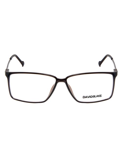 david blake brown rectangular full rim eyeframe - 12898401 - Very Small Image - 1