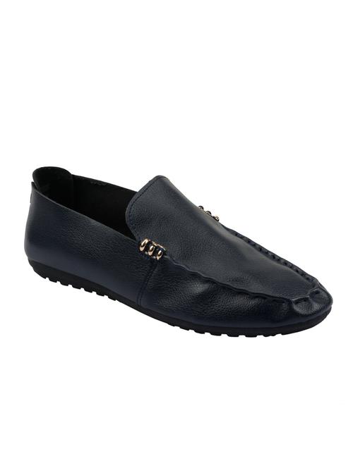 solid black leatherette slip on loafer - 12899333 - Very Small Image - 1